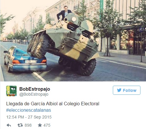 Las elecciones catalanas también tienen su gracia... a vista de meme