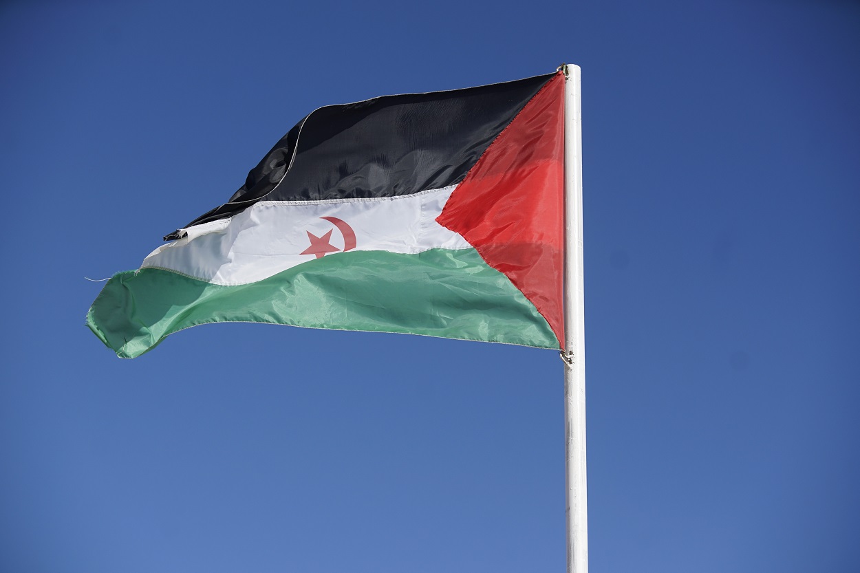 Bandera de la República Árabe Saharaui Democrática. Fuente: Europa Press.