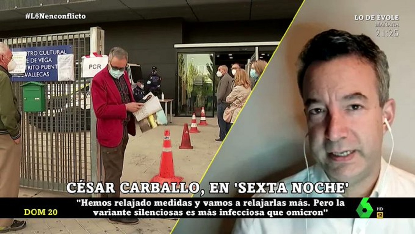 César Carballo en 'laSexta Noche'. Fuente: laSexta.