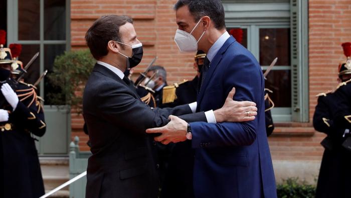 Cumbre Sánchez-Macron, en Barcelona