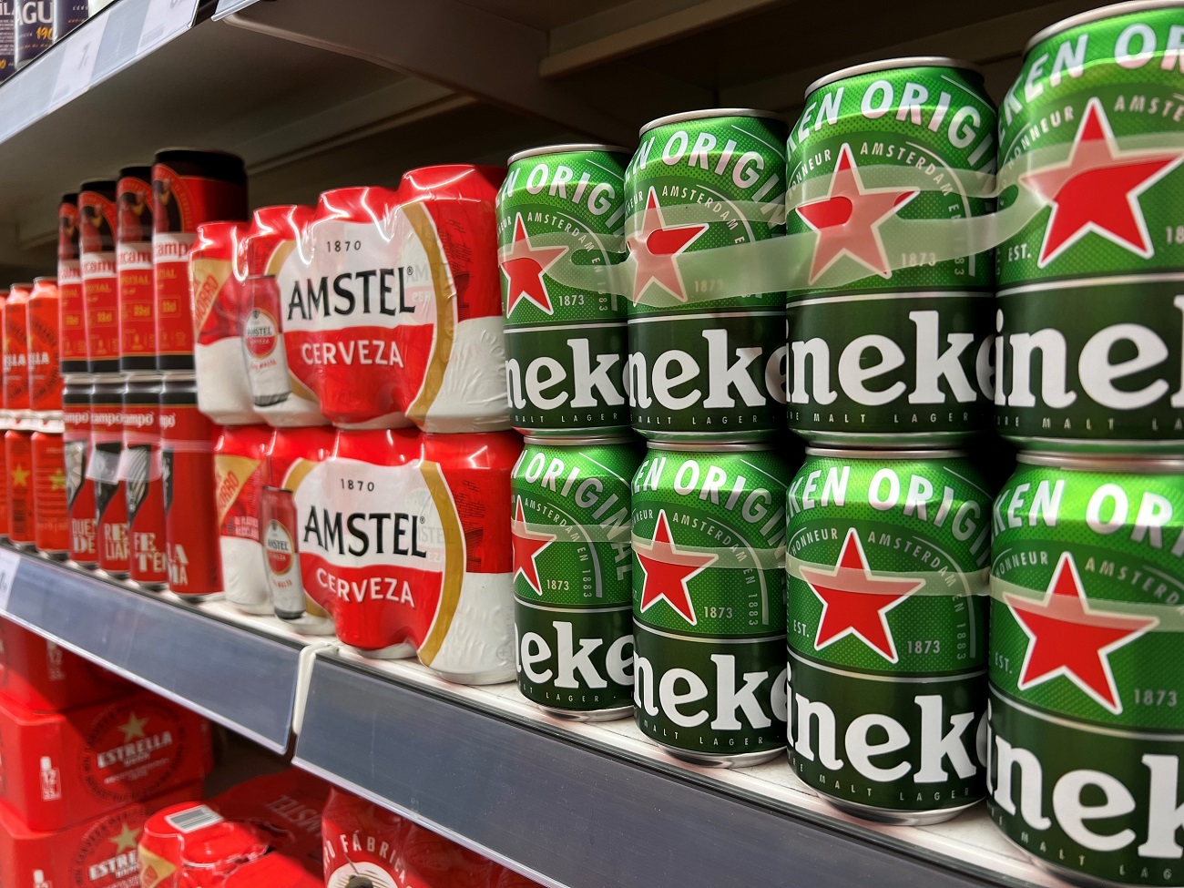 Heineken, Amstel y más cervezas de la marca