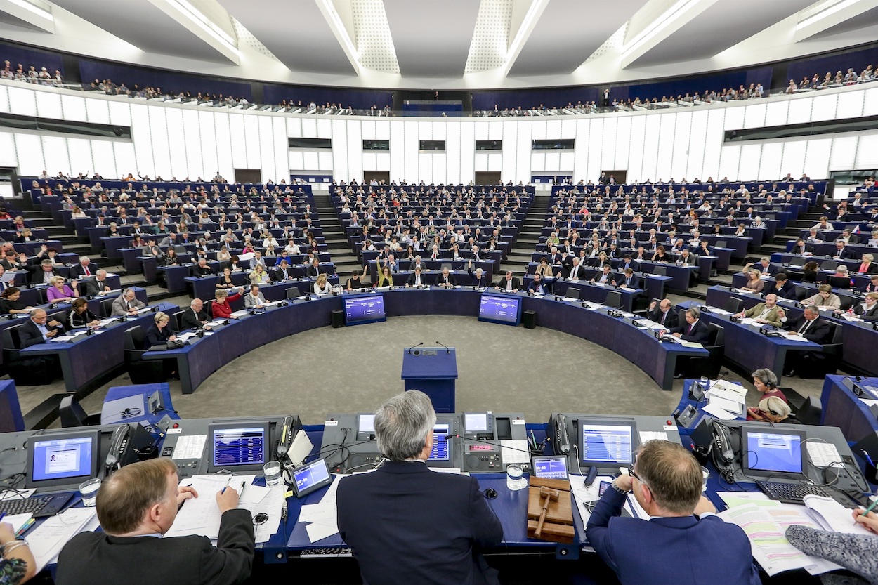 Pleno del Parlamento Europeo en Estrasburgo