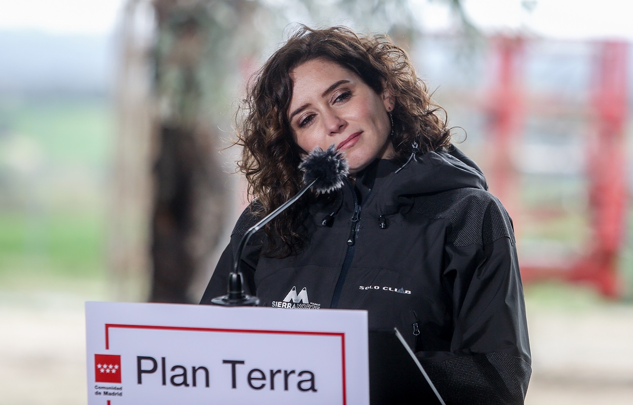 La presidenta de la Comunidad de Madrid, Isabel Díaz Ayuso. EP 