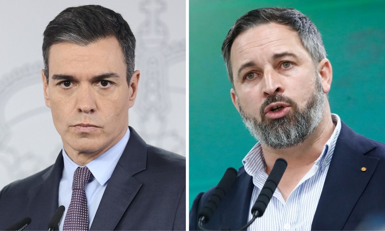 Pedro Sánchez y Santiago Abascal