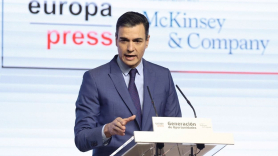 El presidente del Gobierno, Pedro Sánchez, en el foro Generación de Oportunidades. Europa Press.