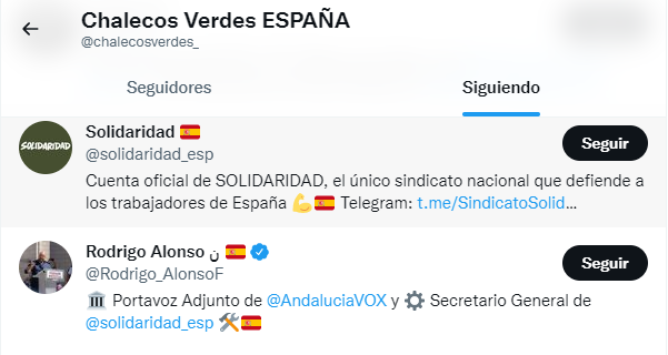 Seguidos Solidaridad VOX