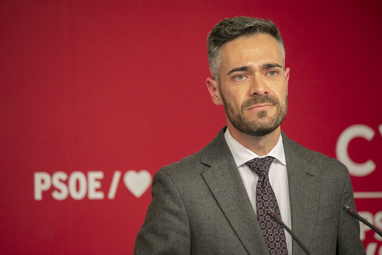 Felipe Sicilia, portavoz de la Ejecutiva Federal del PSOE. Europa Press.