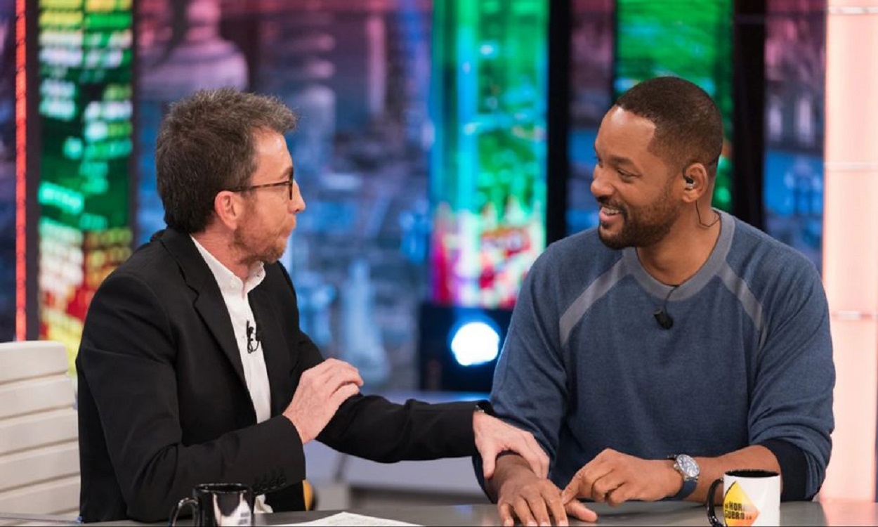 Pablo Motos y Will Smith en El hormiguero. Antena 3