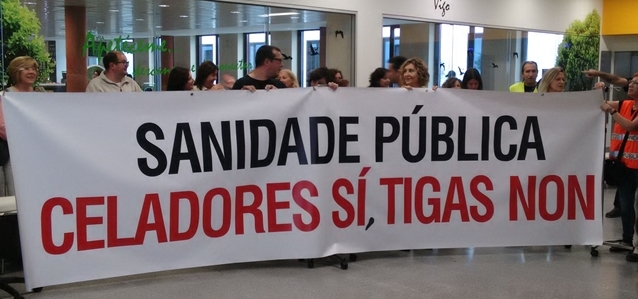 Nueva protesta contra la “estafa” del Hospital Álvaro Cunqueiro de Vigo