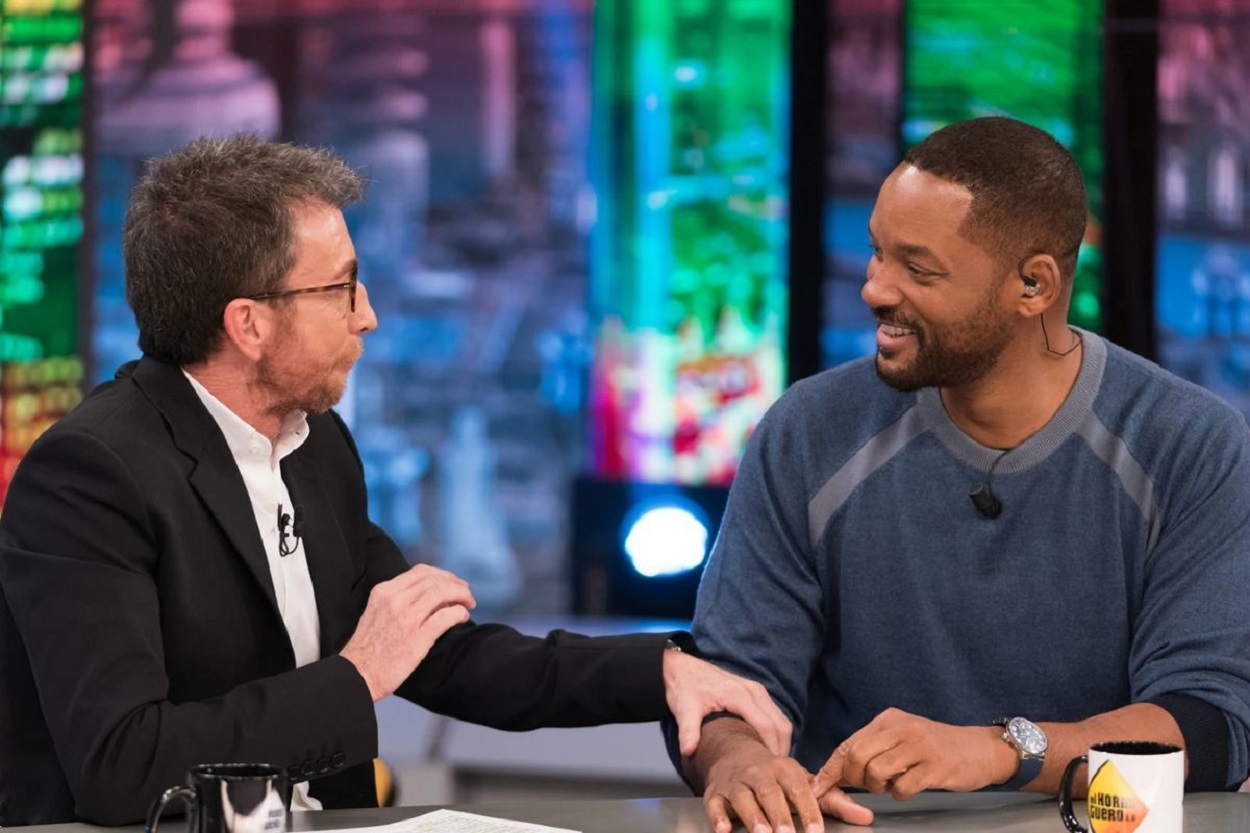 Pablo Motos y Will Smith en 'El Hormiguero'. Antena 3.