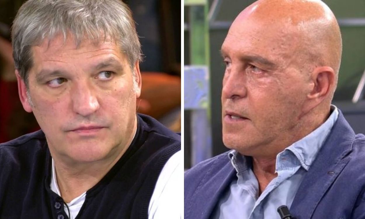 Gustavo González y Kiko Matamoros en 'Sálvame'. Telecinco.