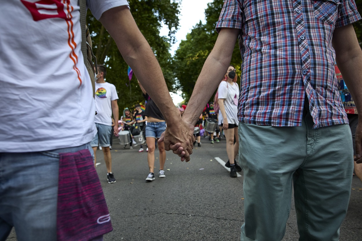 Manifestación del Orgullo LGTBI, a 3 de julio de 2021, en Madrid (España). Jesús Hellín / Europa Press