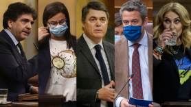 Fotomontaje con imágenes de diputados del PP