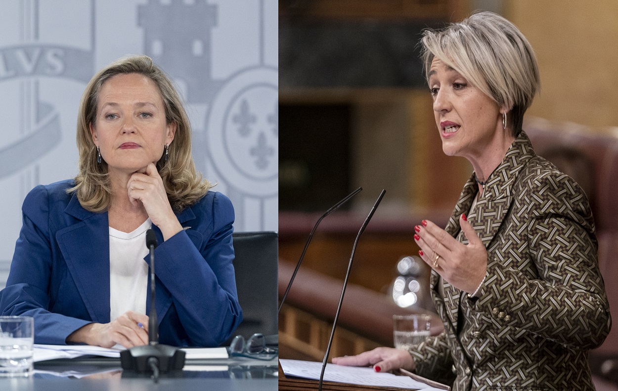 Nadia Calviño (izq.) y Inés María Cañizares (der.). Europa Press.