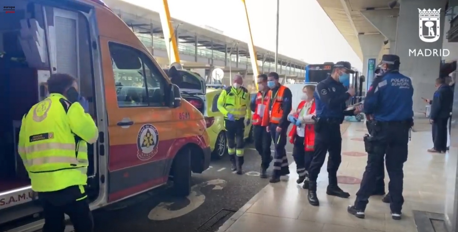Muere un niño de 3 años atropellado por un bus de la EMT. EMERGENCIAS MADRID- Archivo