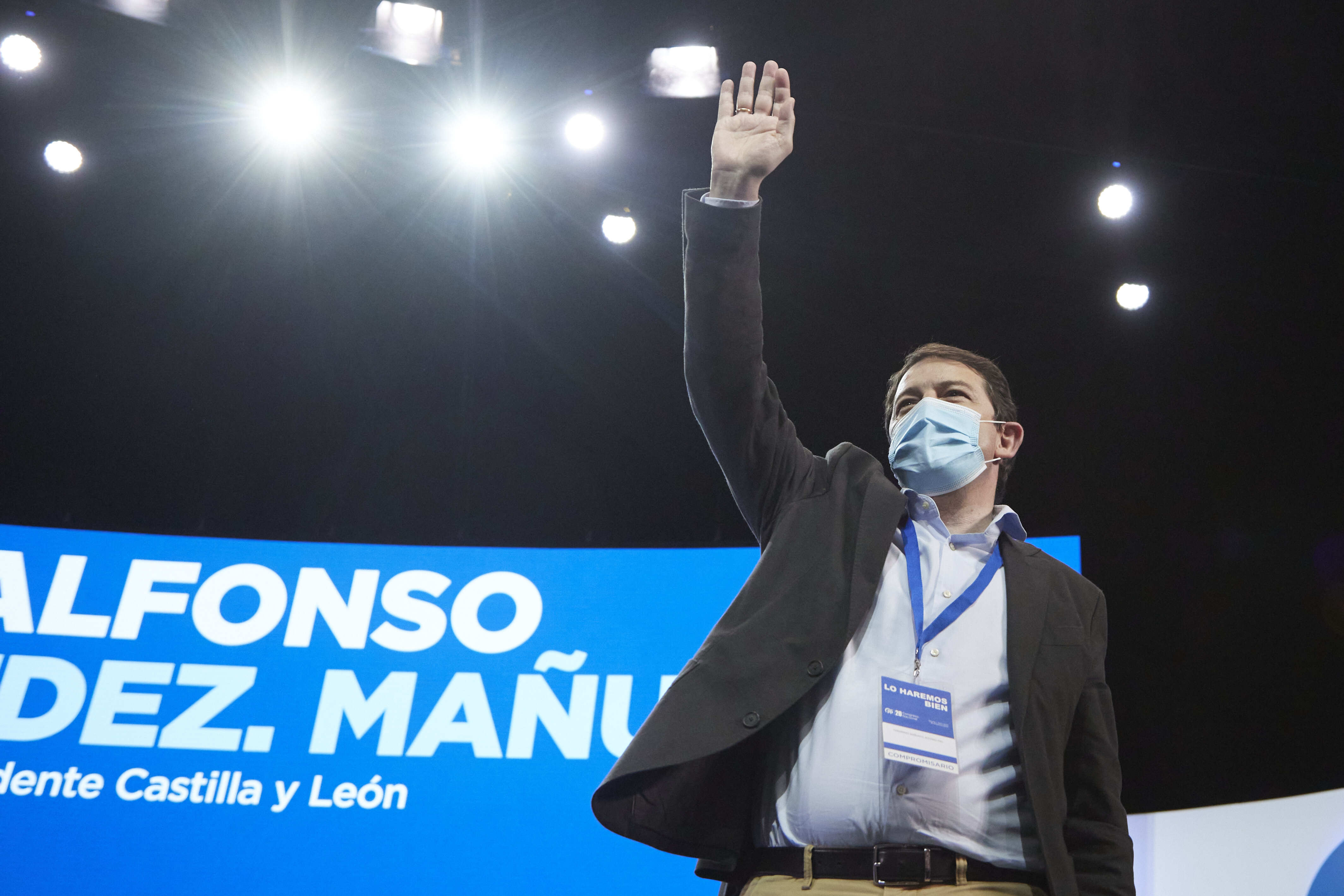 Alfonso Fernández Mañueco, en el XX Congreso del PP. EP