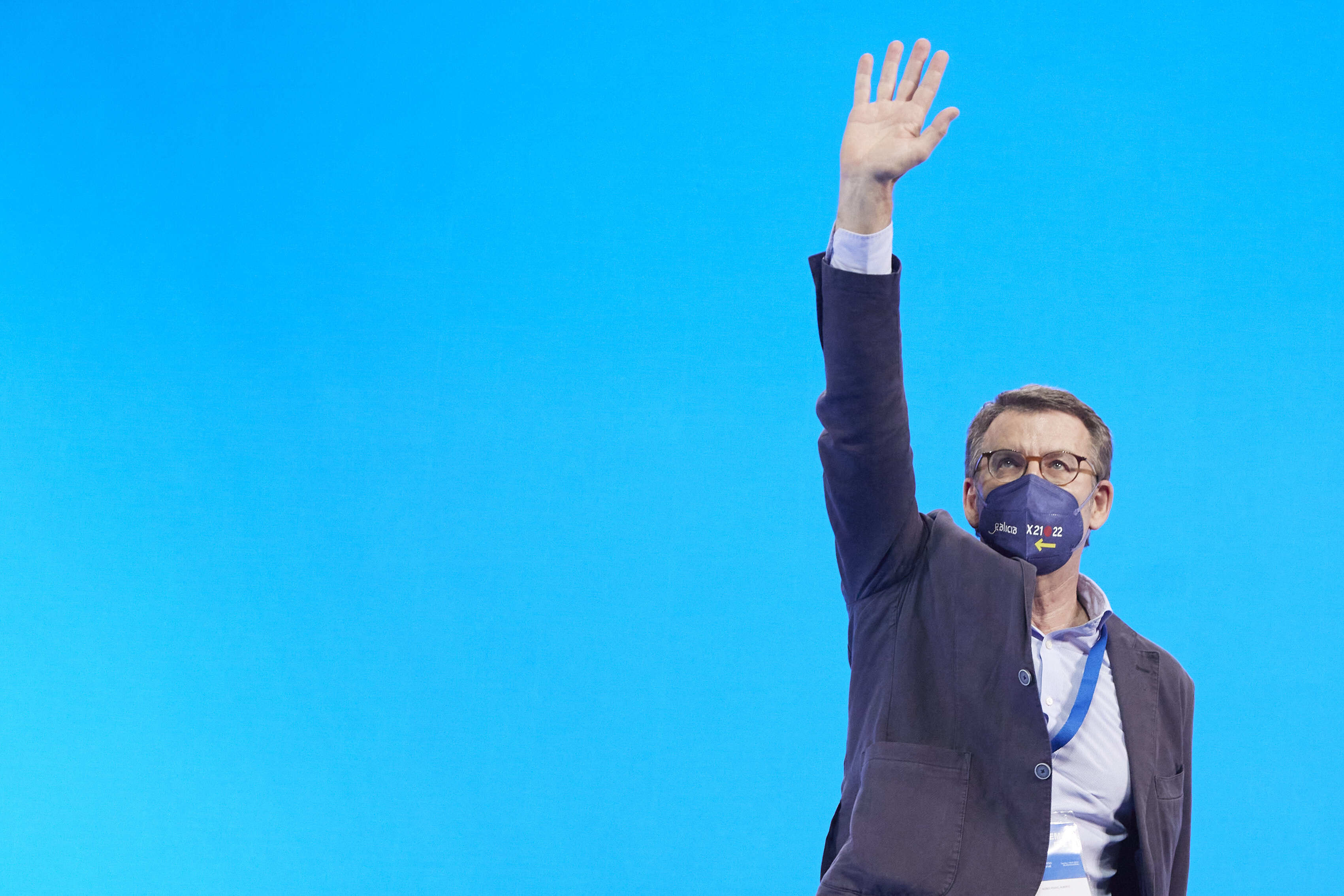 Feijóo, durante el XX Congreso del PP. EP