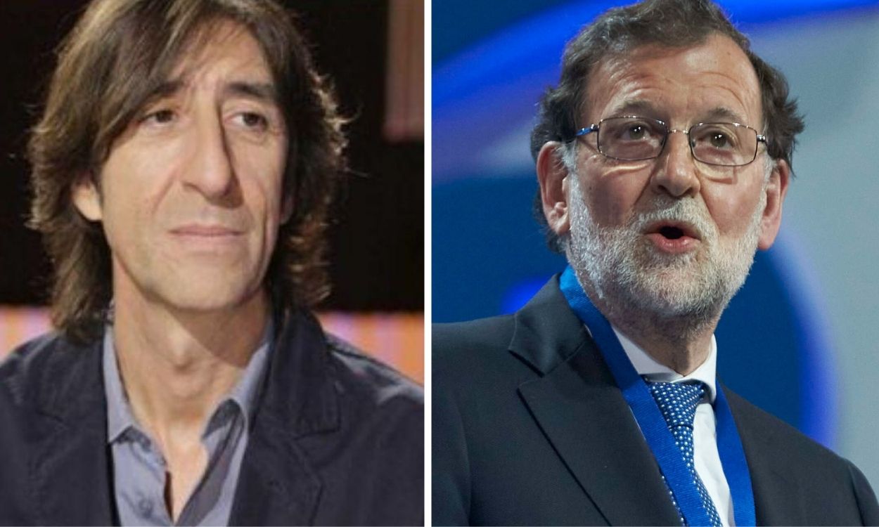 Benjamín Prado y Mariano Rajoy