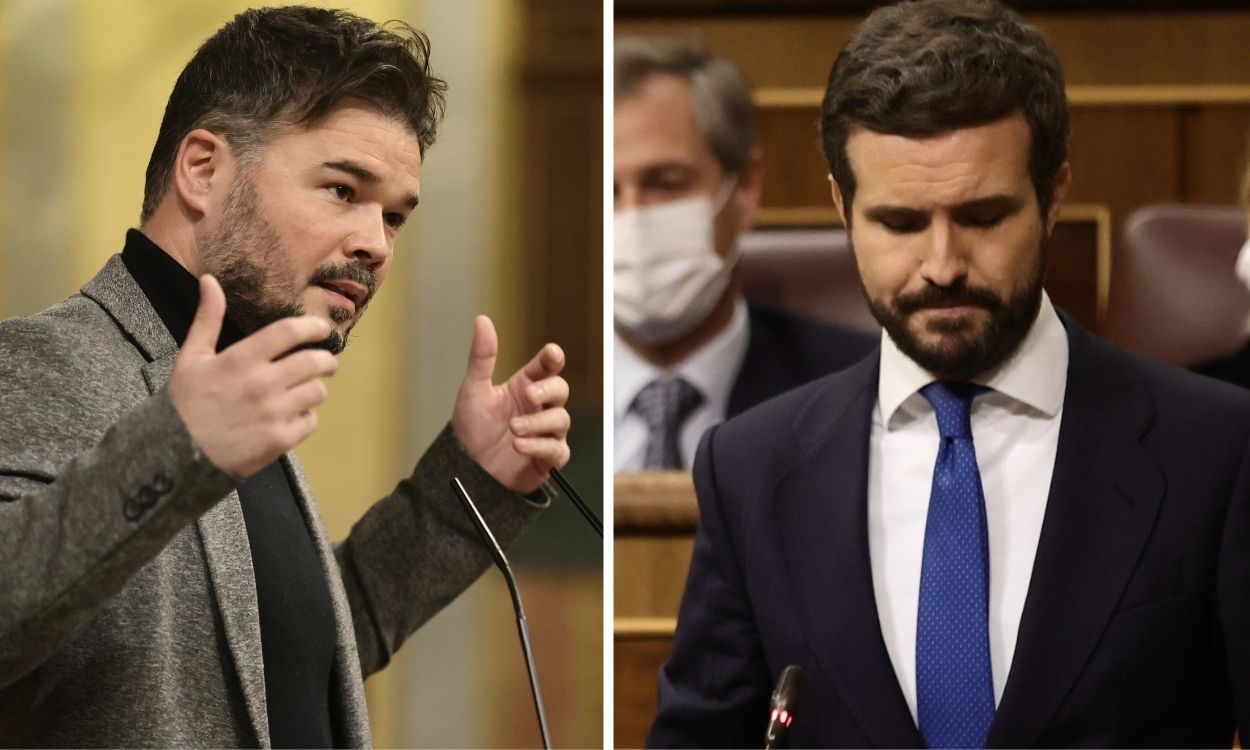 Gabriel Rufián y Pablo Casado