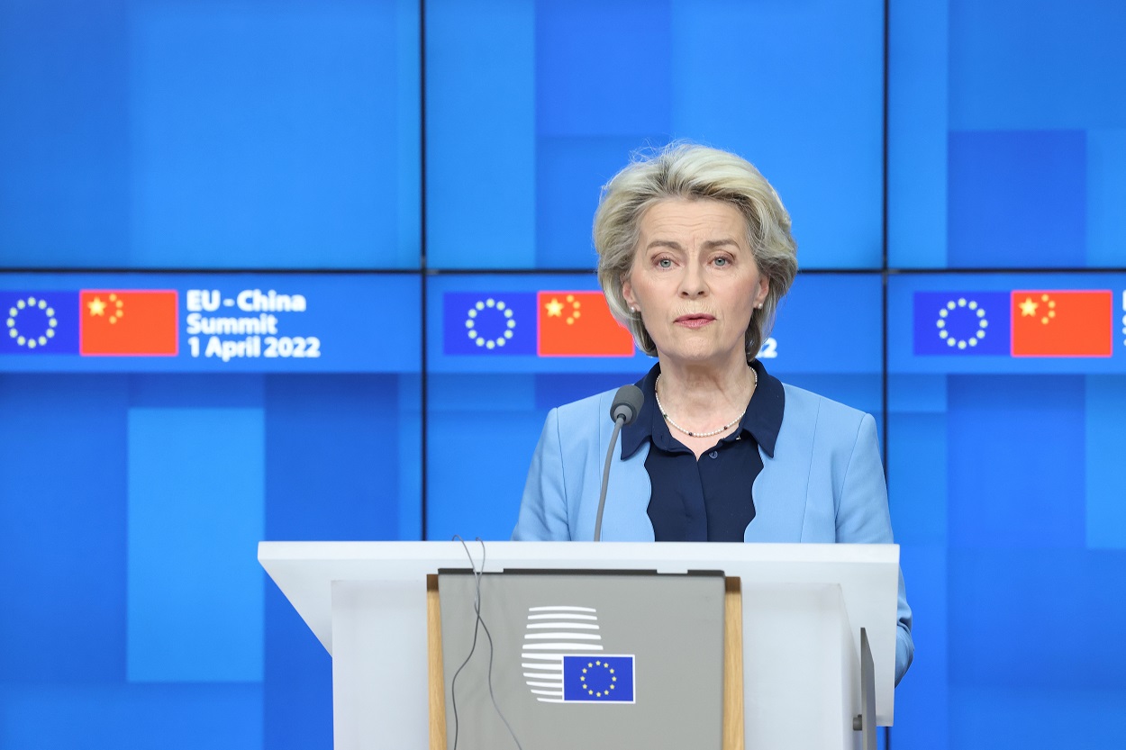 La presidenta de la Comisión Europea, Ursula Von der Leyen. Fuente: Europa Press.