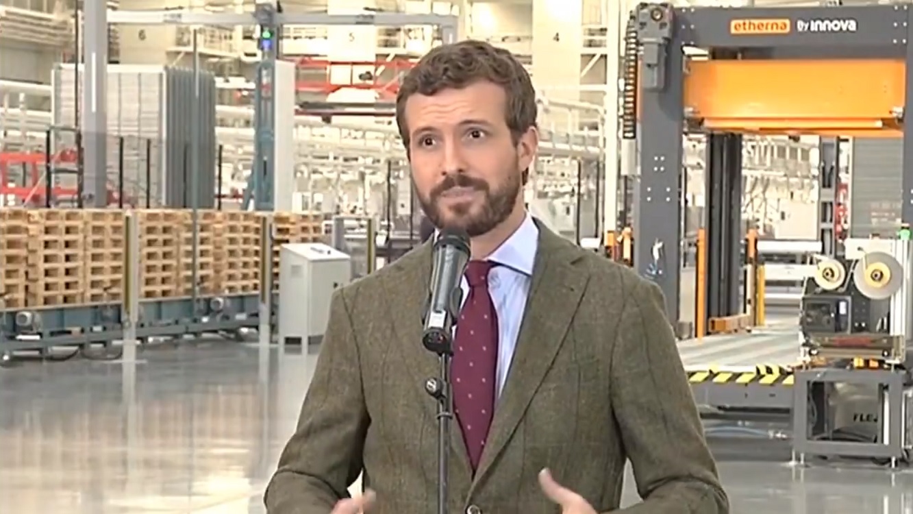 Casado, en 2019, sobre Porcelanosa: “Representa la Marca España”