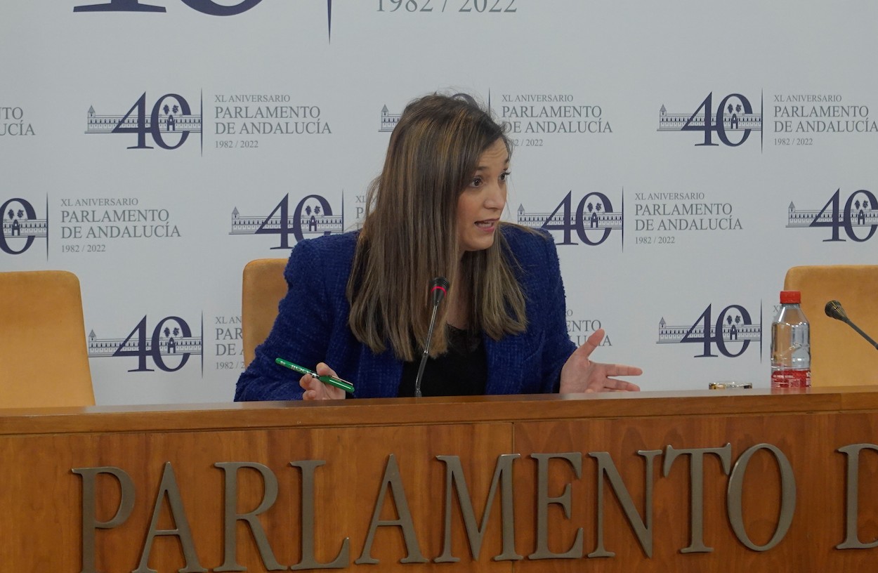 La portavoz adjunta del Grupo Parlamentario Socialista, María Márquez.