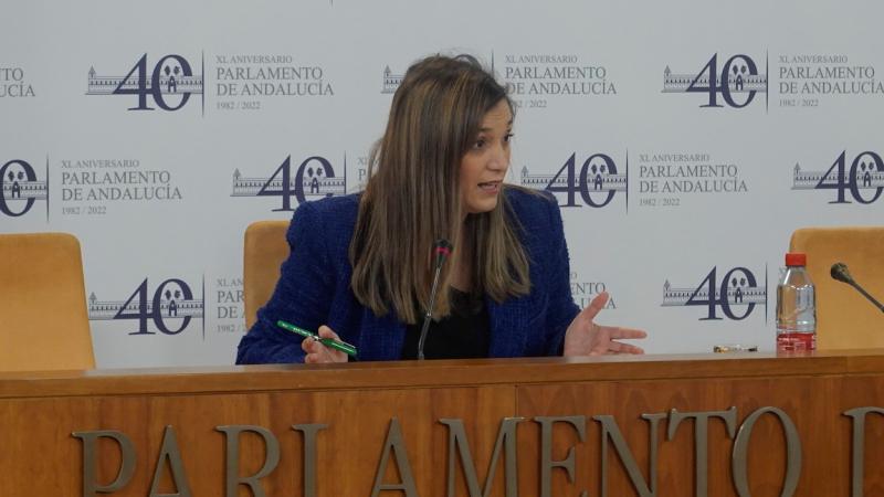 La portavoz adjunta del Grupo Parlamentario Socialista, María Márquez.