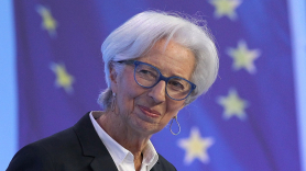 Christine Lagarde, president en un acto del BCE. EP