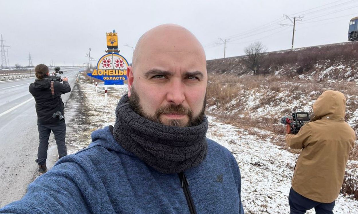 El periodista hispano-ruso Pablo González. Twitter. 