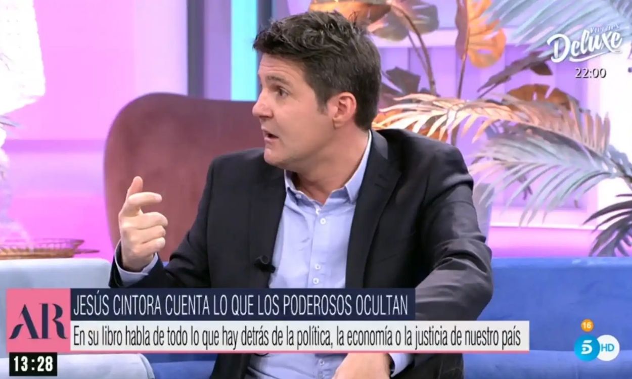 El periodista Jesús Cintora en 'El Programa de Ana Rosa'. Telecinco.