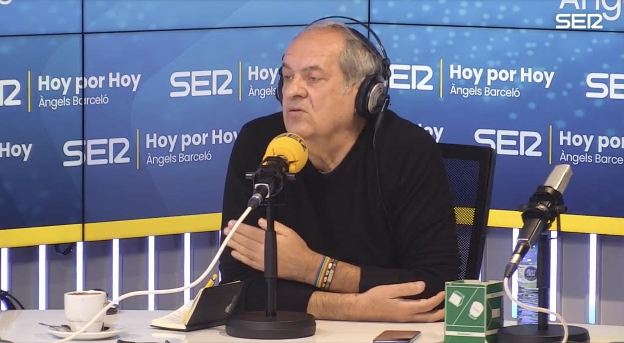 Javier Aroca en el programa 'Hoy por Hoy' de la Cadena SER. La SER