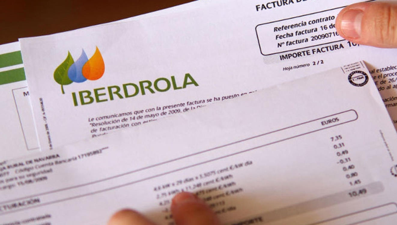 Factura de Iberdrola. Europa Press