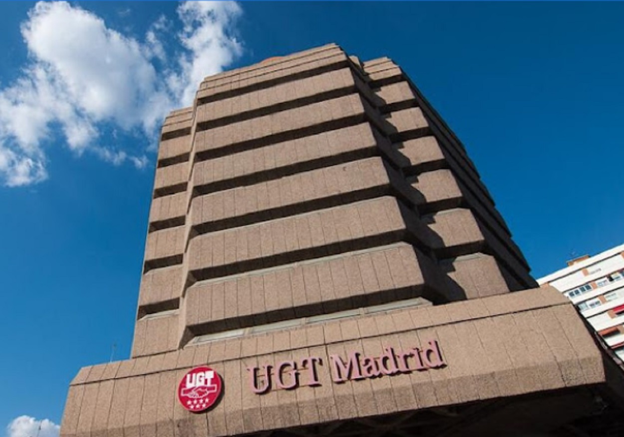 Sede de UGT, lugar de la comparecencia