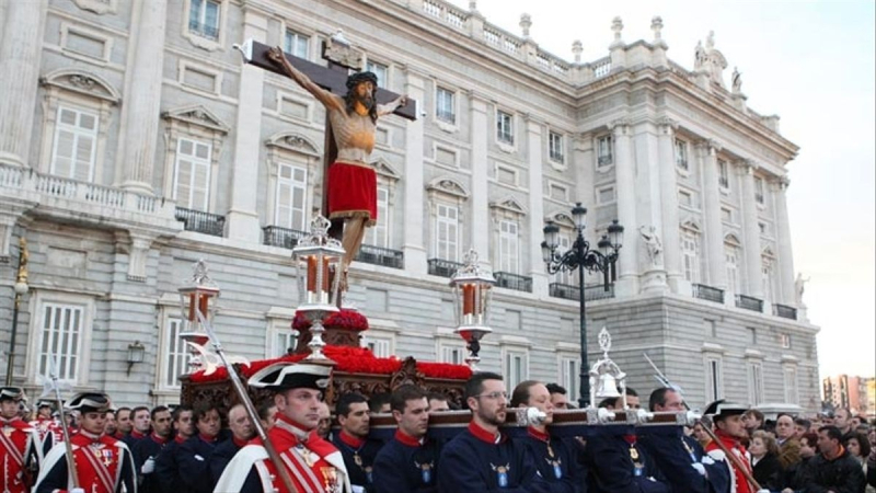 Cristo de los Alabarderos en Madrid. EP.