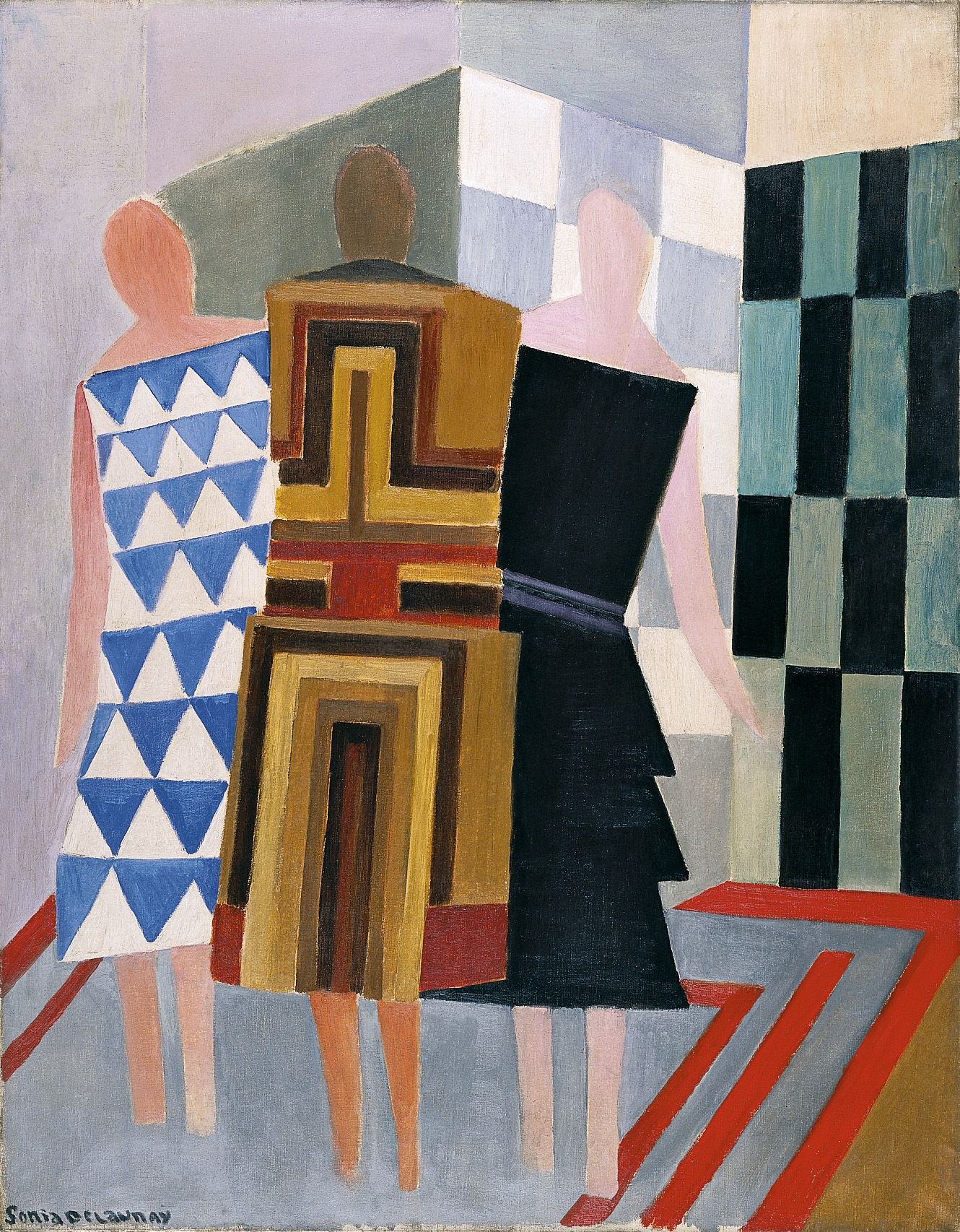 'Vestidos simultáneos', Sonia Delaunay.