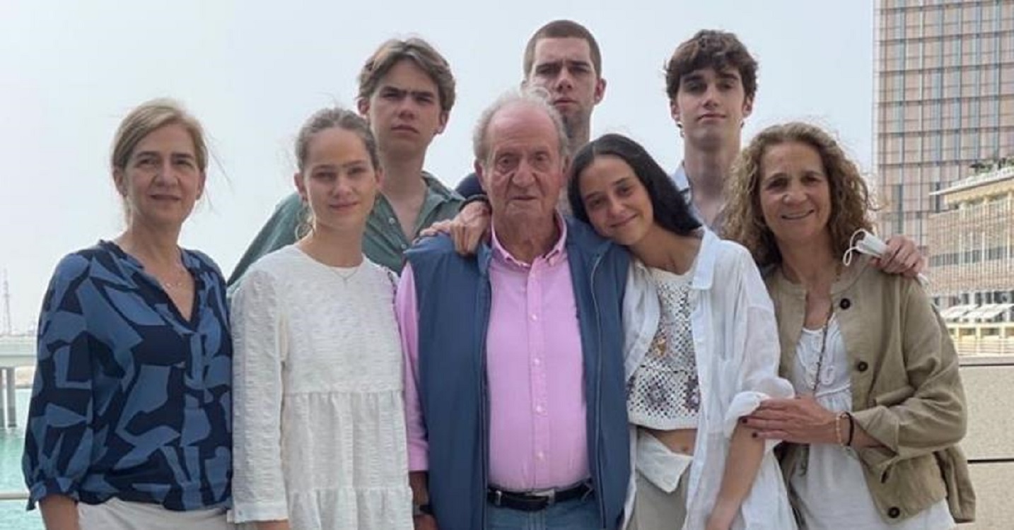 Juan Carlos I y su familia