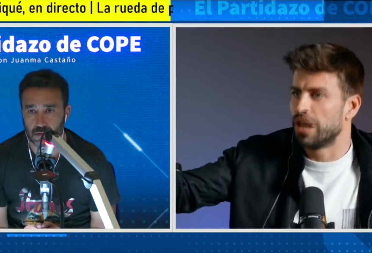 Juanma Castaño y Gerard Piqué discuten en directo en Twitch