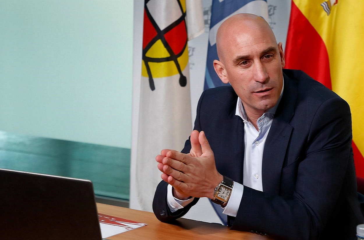 El presidente de la Real Federación Española de Fútbol, Luis Rubiales. Fuente: archivo.