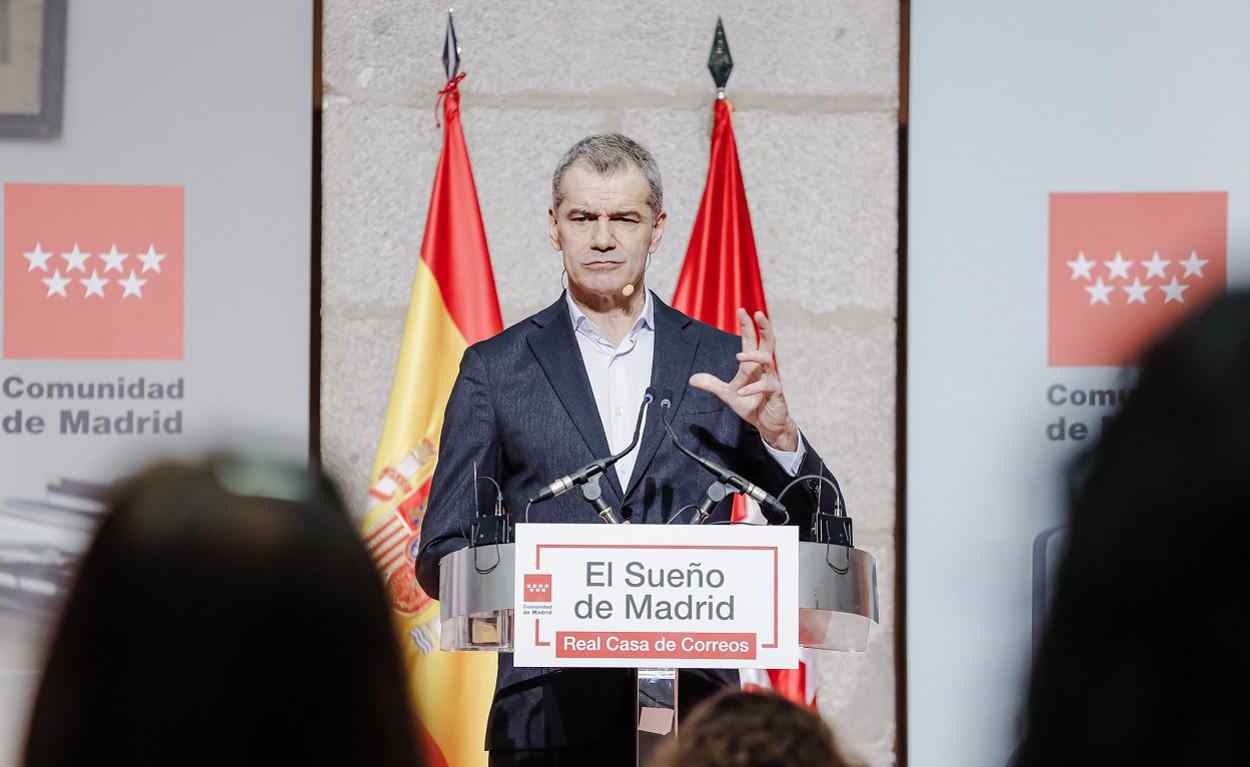 Toni Cantó, director de la Oficina del Español, en el primer acto organizado por la entidad. EP