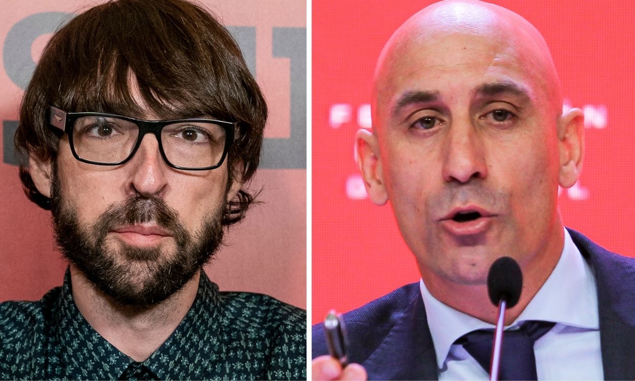 Quique Peinado y Luis Rubiales