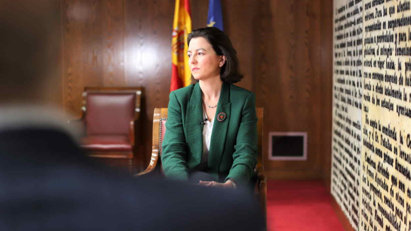 La portavoz del PSOE en el Senado, Eva Granados