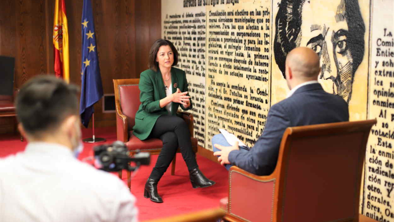 La portavoz del PSOE en el Senado, Eva Granados La portavoz del PSOE en el Senado, Eva Granados