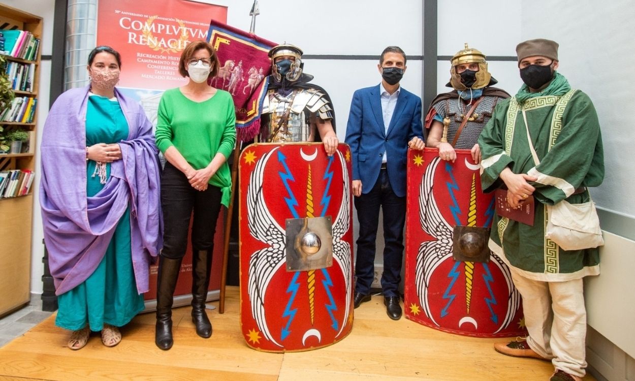 Presentación del mercado romano 'Complutum Renacida' en Alcalá de Henares. EP