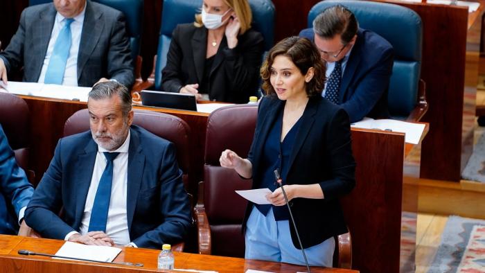 En directo: sesión de control al Gobierno de Ayuso