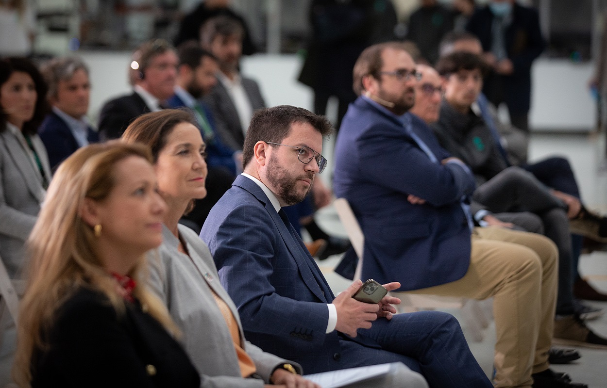 El President de la Generalitat. Pere Aragonés