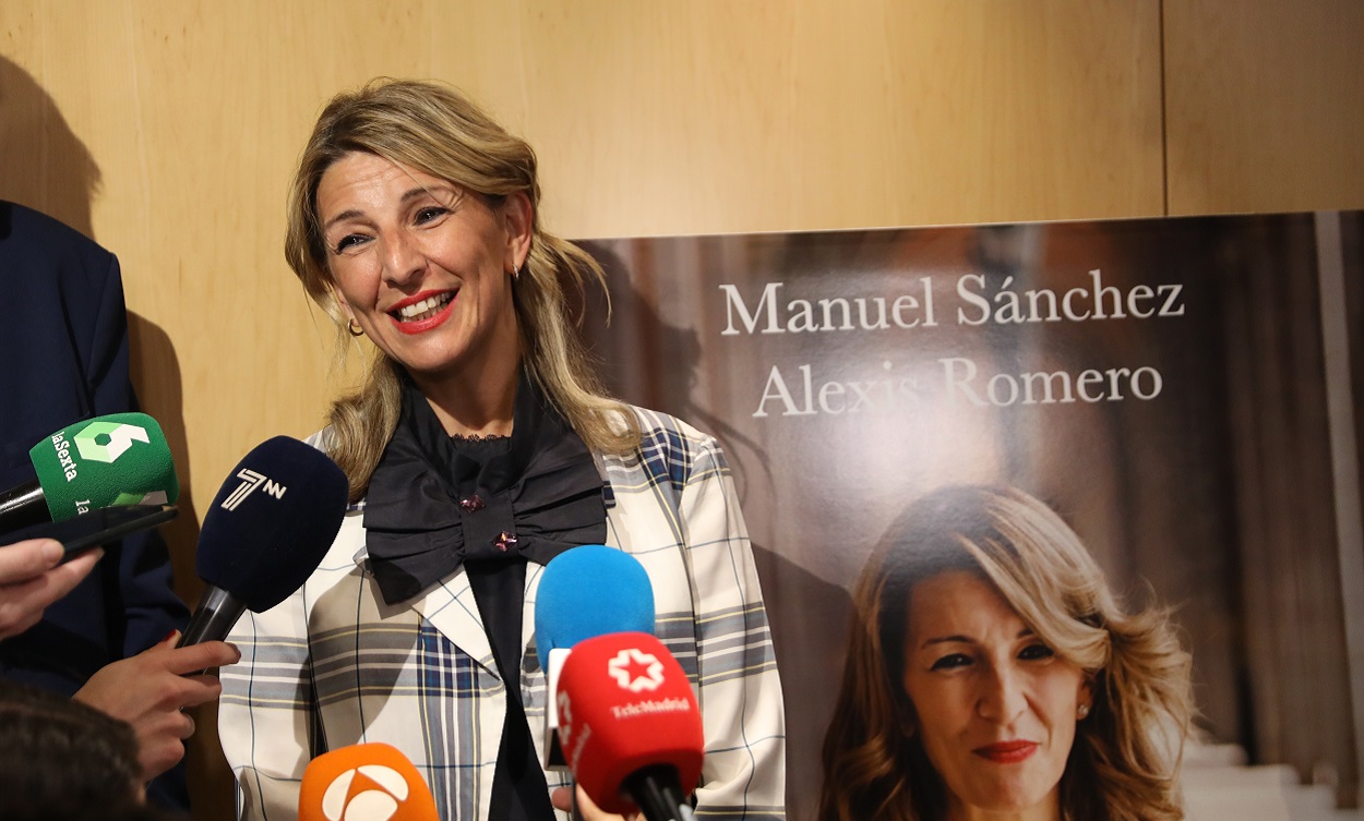 Yolanda Díaz presenta su libro. EP