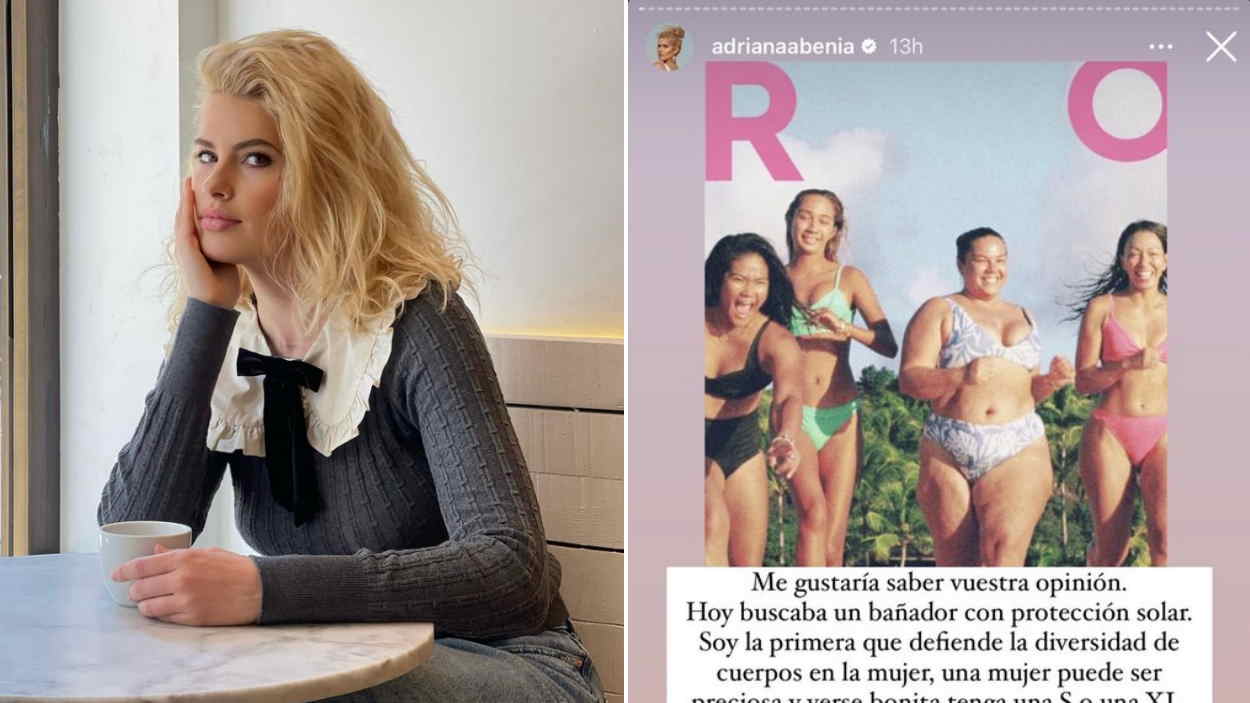 Adriana Abenia y su criticado comentario en Instagram