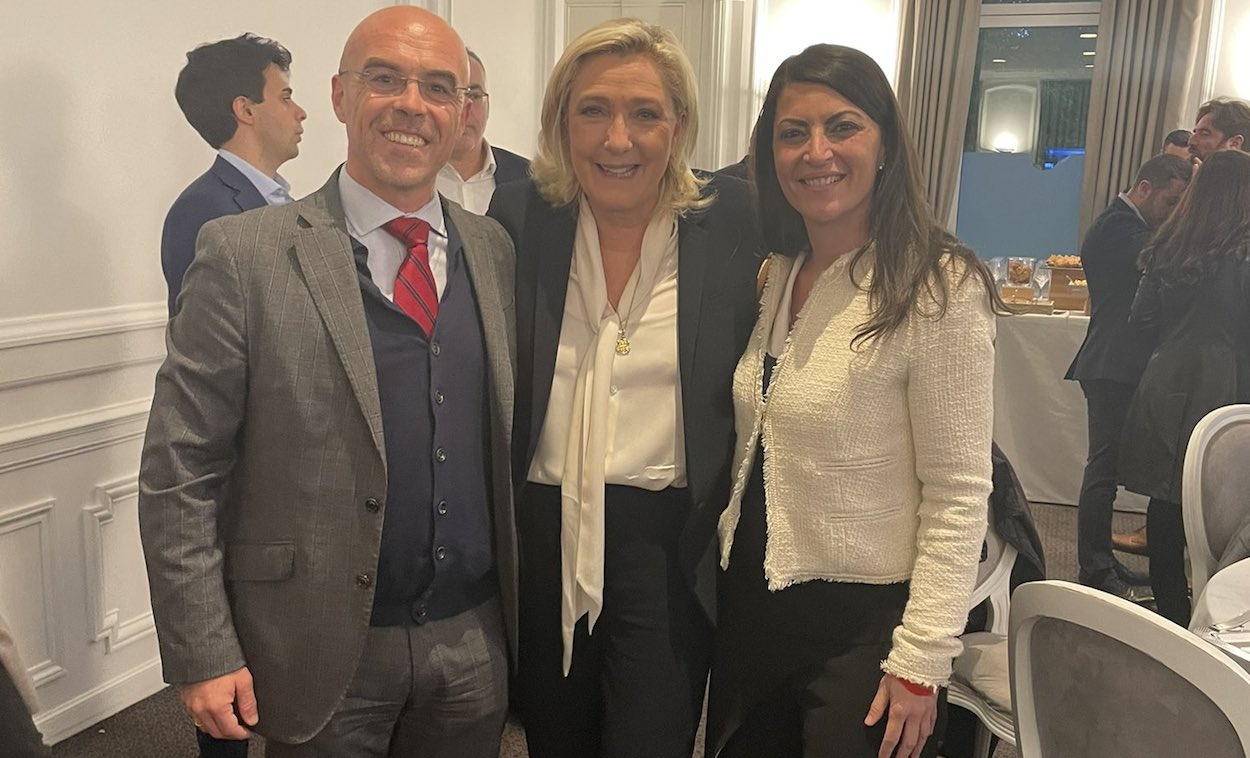 Macarena Olona con Le Pen