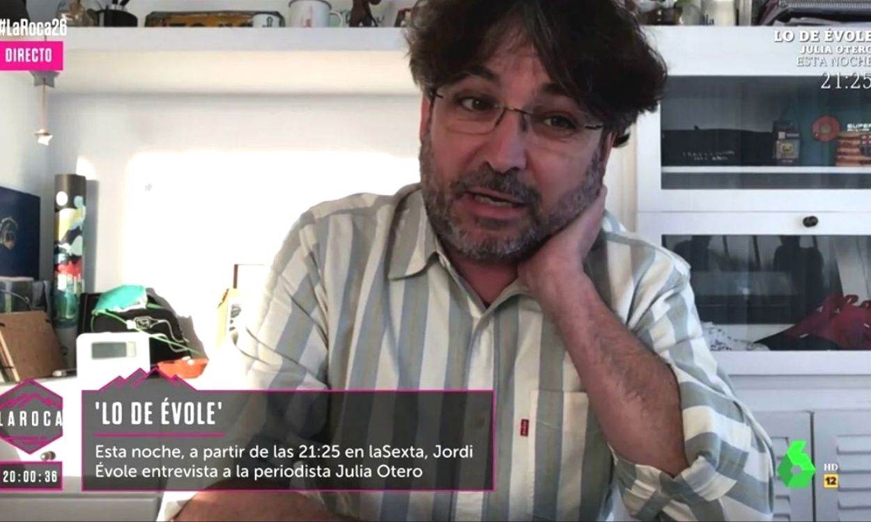 El periodista Jordi Évole entrevistado en 'La Roca'. La Sexta.