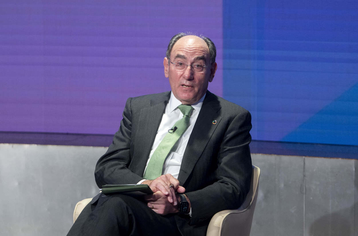 El presidente de Iberdrola, Ignacio Sánchez Galán, en un acto anterior. Europa Press